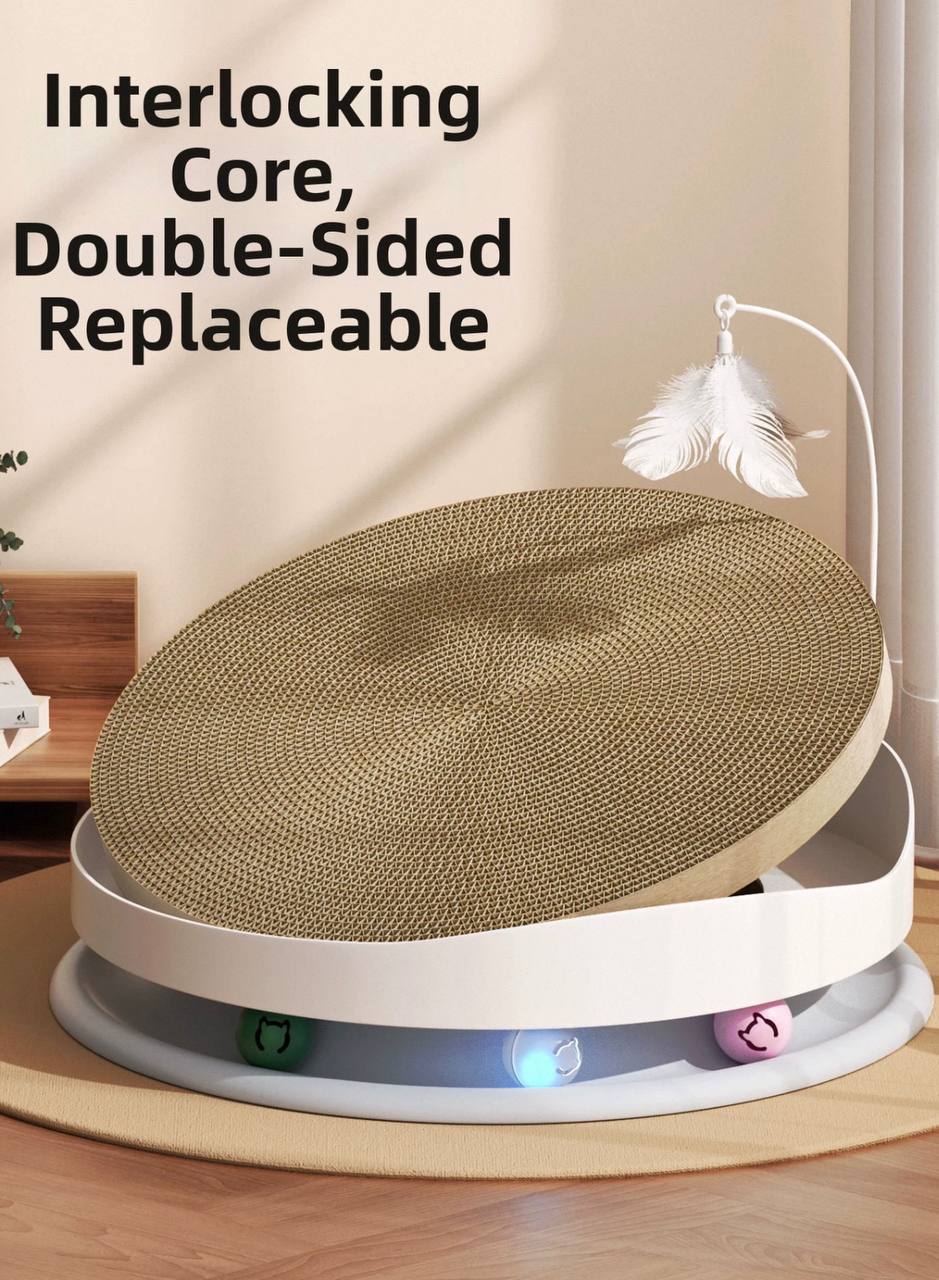 PurrPlay 3-in-1 Cat Scratcher